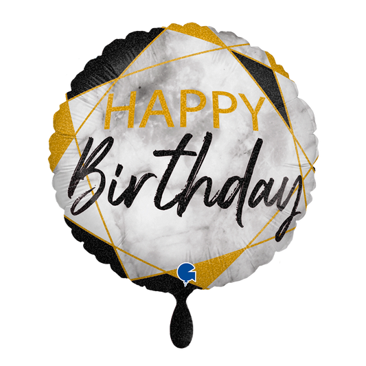 1 Balloon - Marble Mate HB Black