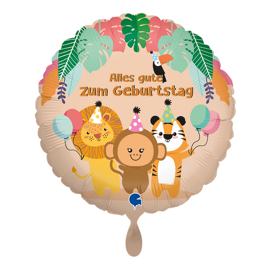 1 Balloon - Tropische Tiere