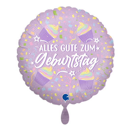 1 Balloon - Pastell Geburtstag
