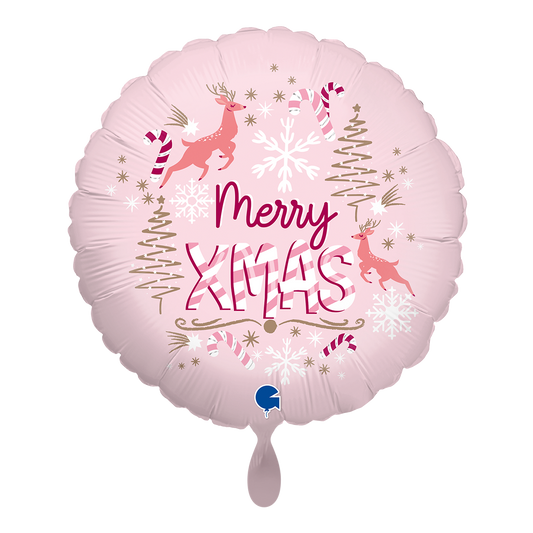 1 Balloon - Pink Xmas