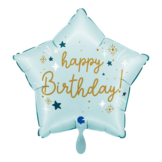 1 Balloon - Blue Birthday