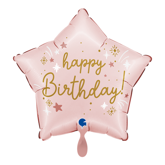 1 Balloon - Pink Birthday