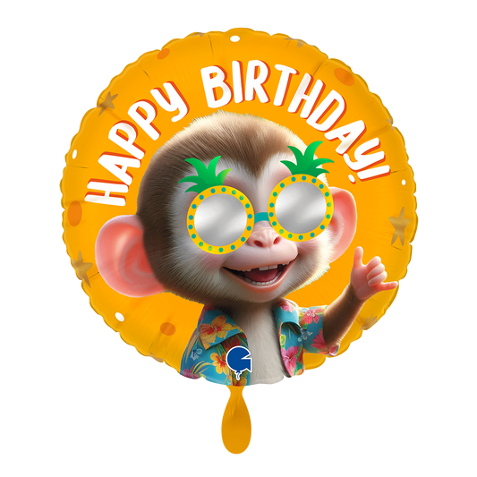 1 Balloon - Cool Monkey Birthday