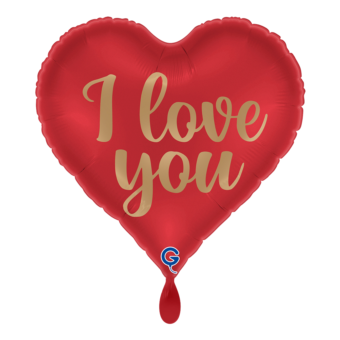 1 Balloon - I Love You Red Heart