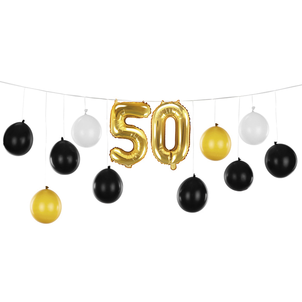 1 Ballonset - 3in1 - 50th birthday