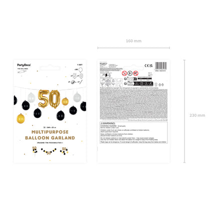 1 Ballonset - 3in1 - 50th birthday