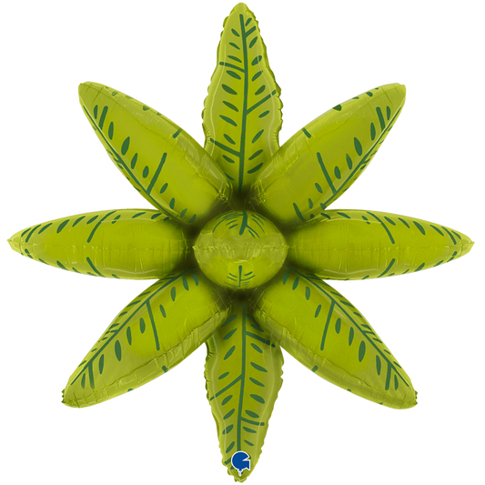 1 Balloon XL - Deco-Tropical Leaves