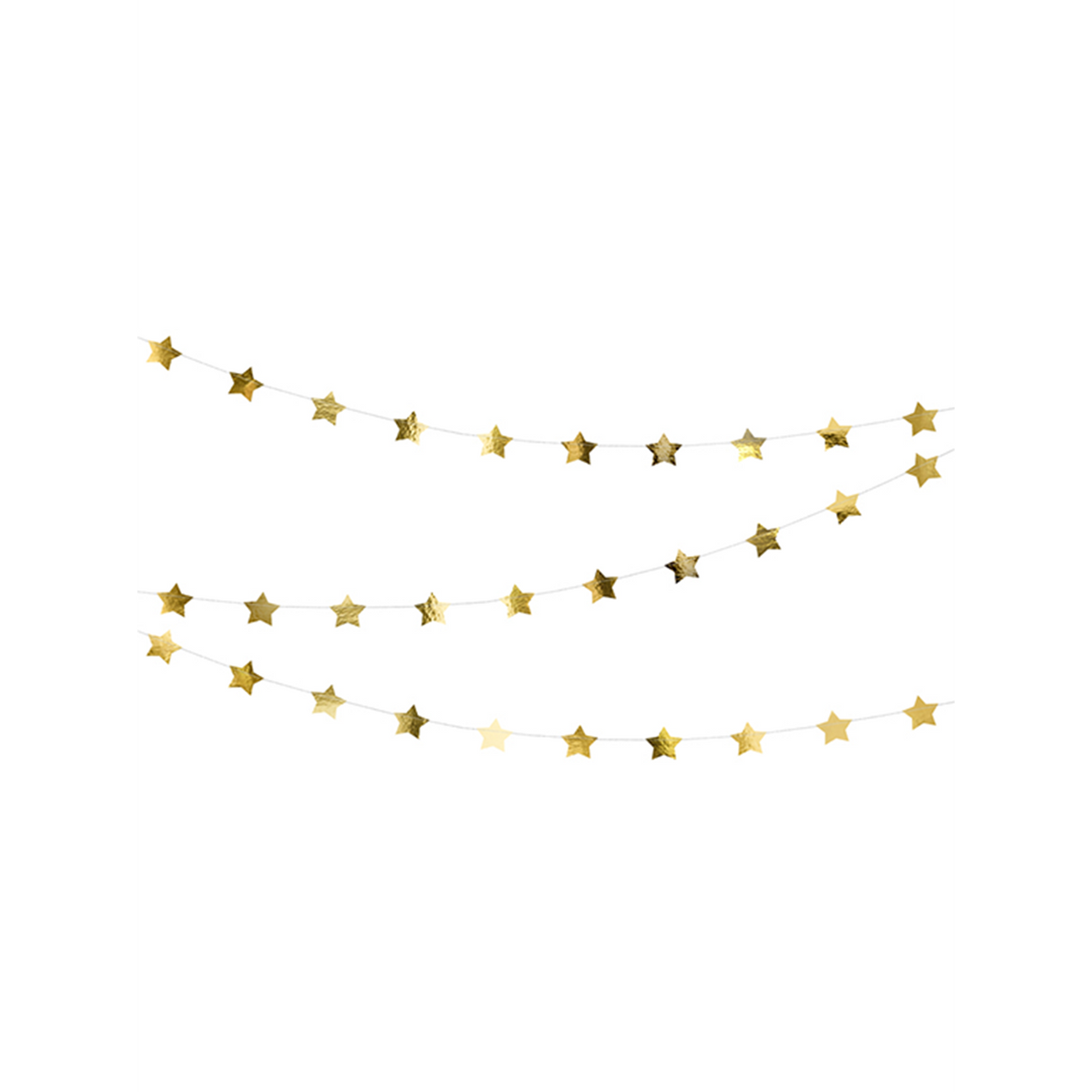 1 Sternengirlande - 3,6m - Gold
