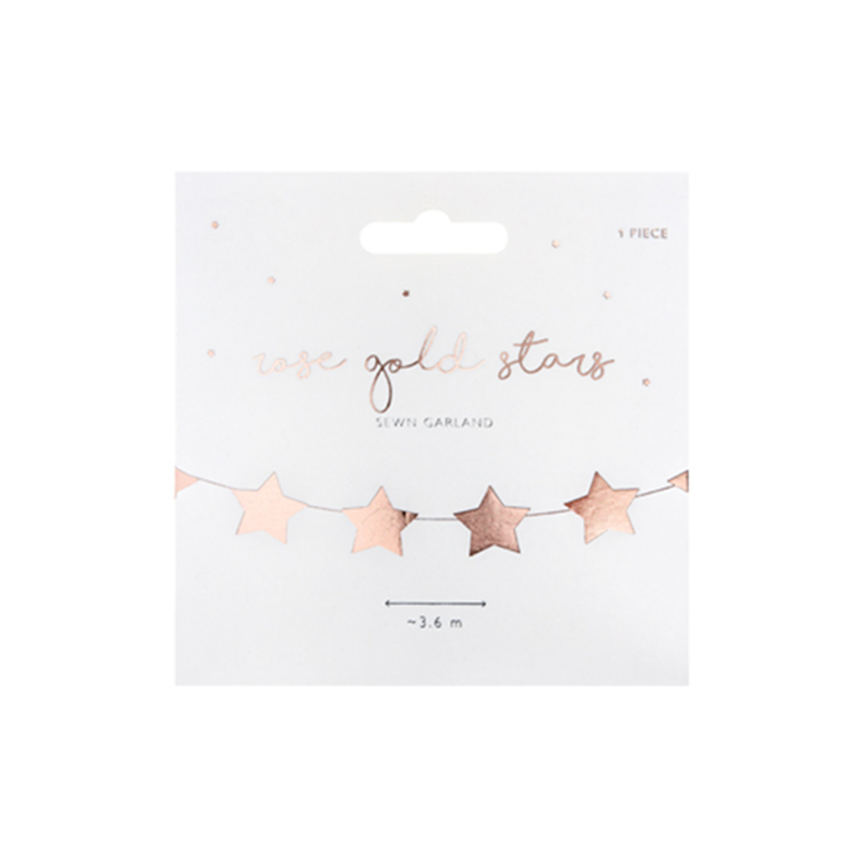 1 Sternengirlande - 3,6m - RoseGold