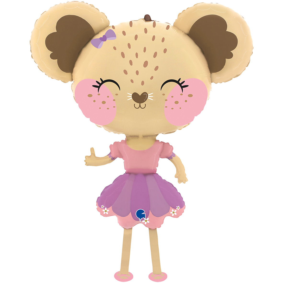 1 Balloon XXL - Pet Walker - Mouse Ballerina