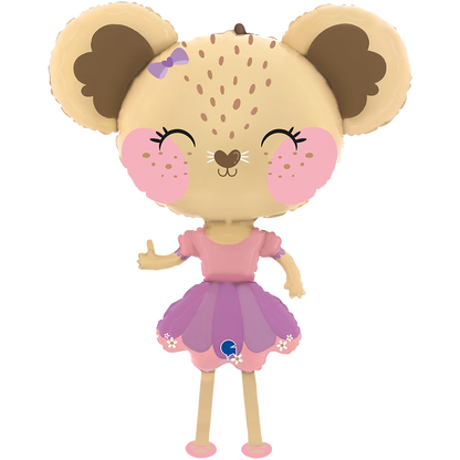1 Balloon XXL - Pet Walker - Mouse Ballerina