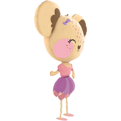 1 Balloon XXL - Pet Walker - Mouse Ballerina
