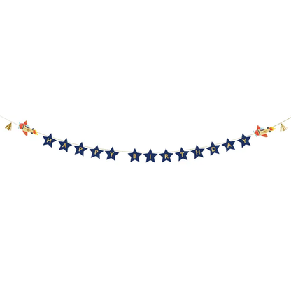 1 Bannergirlande - Happy Birthday - Plane