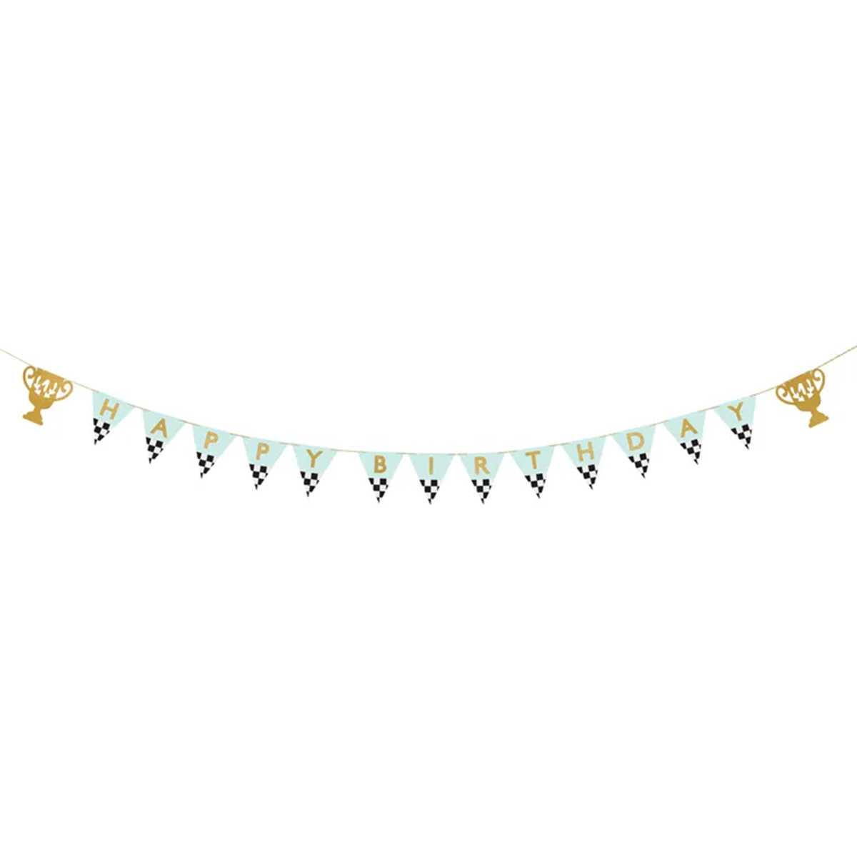 1 Bannergirlande - Racing Cars HBD