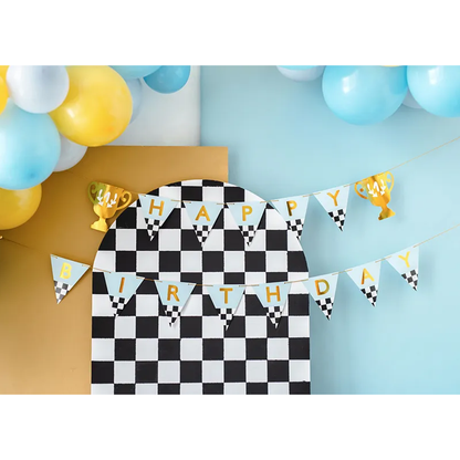 1 Bannergirlande - Racing Cars HBD