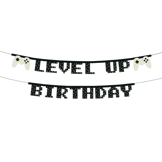 1 Bannergirlande - Gamer Level up