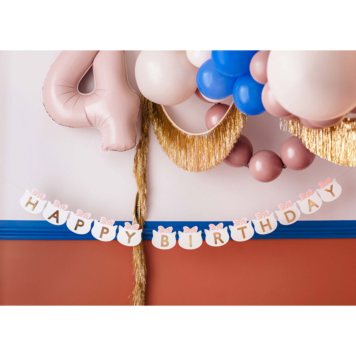 1 Bannergirlande - Happy Birthday Horses