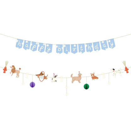 1 Bannergirlande - Happy Birthday Dog