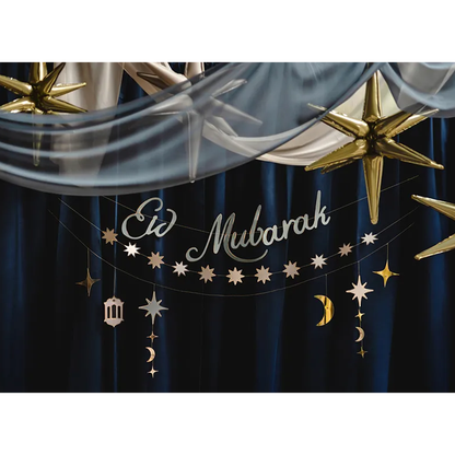 1 Bannergirlande - Eid Mubarak