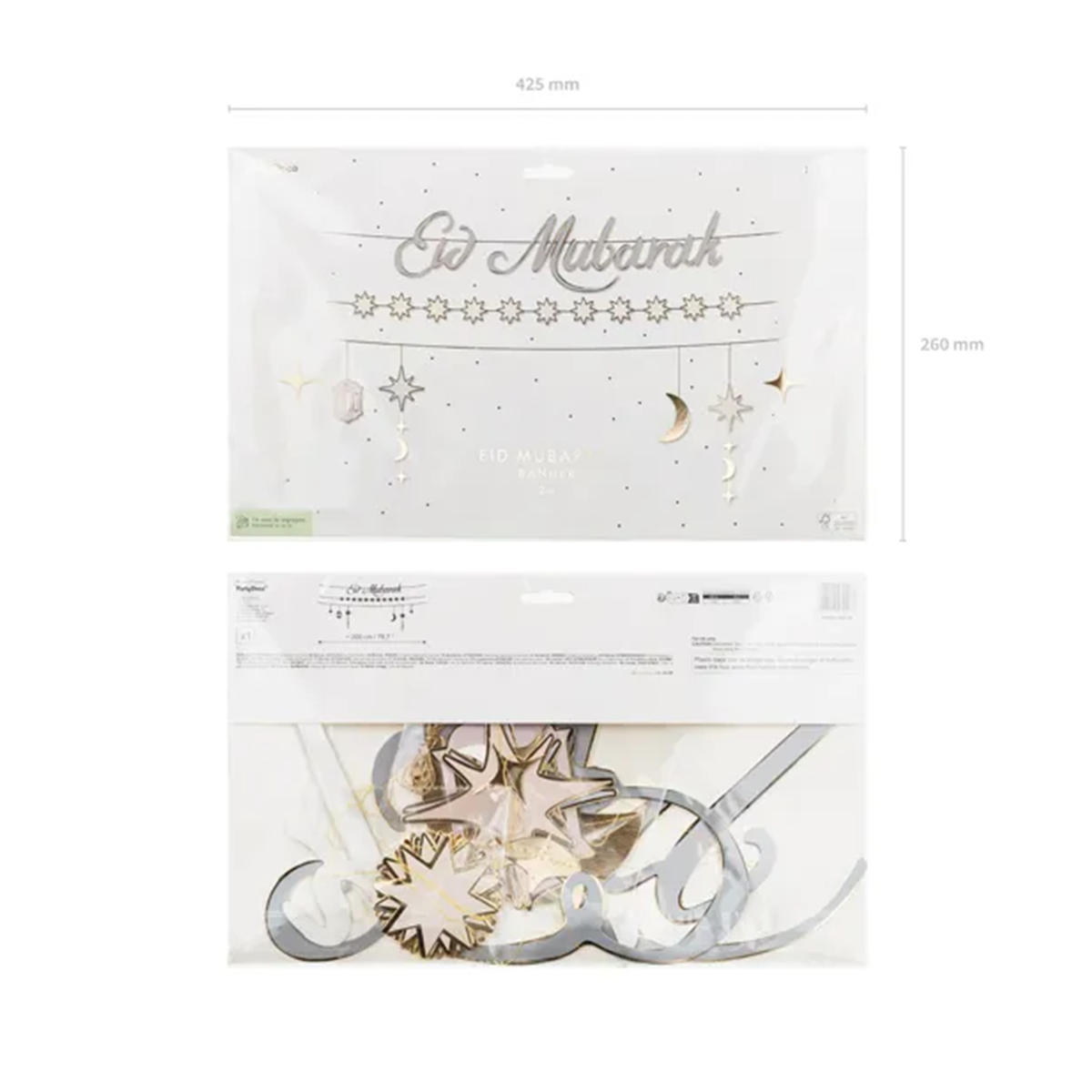 1 Bannergirlande - Eid Mubarak