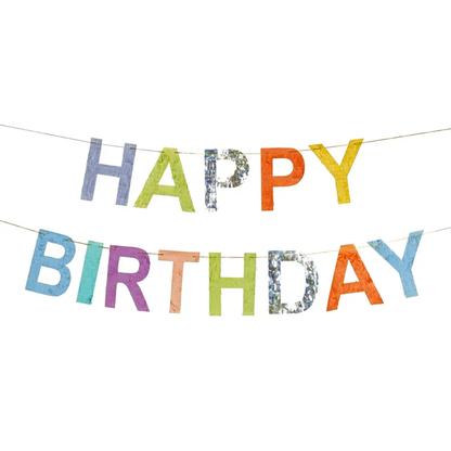 1 Bannergirlande - Happy Birthday - Mix