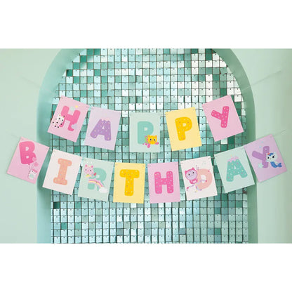1 Bannergirlande - Happy Birthday Gabby's Dollhouse