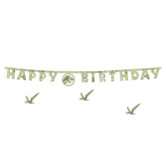 1 Bannergirlande - Happy Birthday Jurassic World