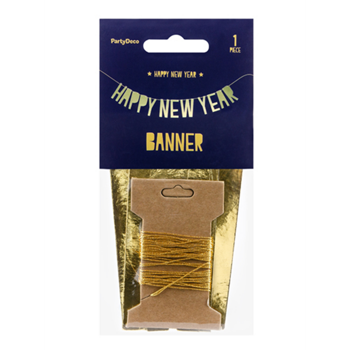 1 Bannergirlande - Happy New Year Festive
