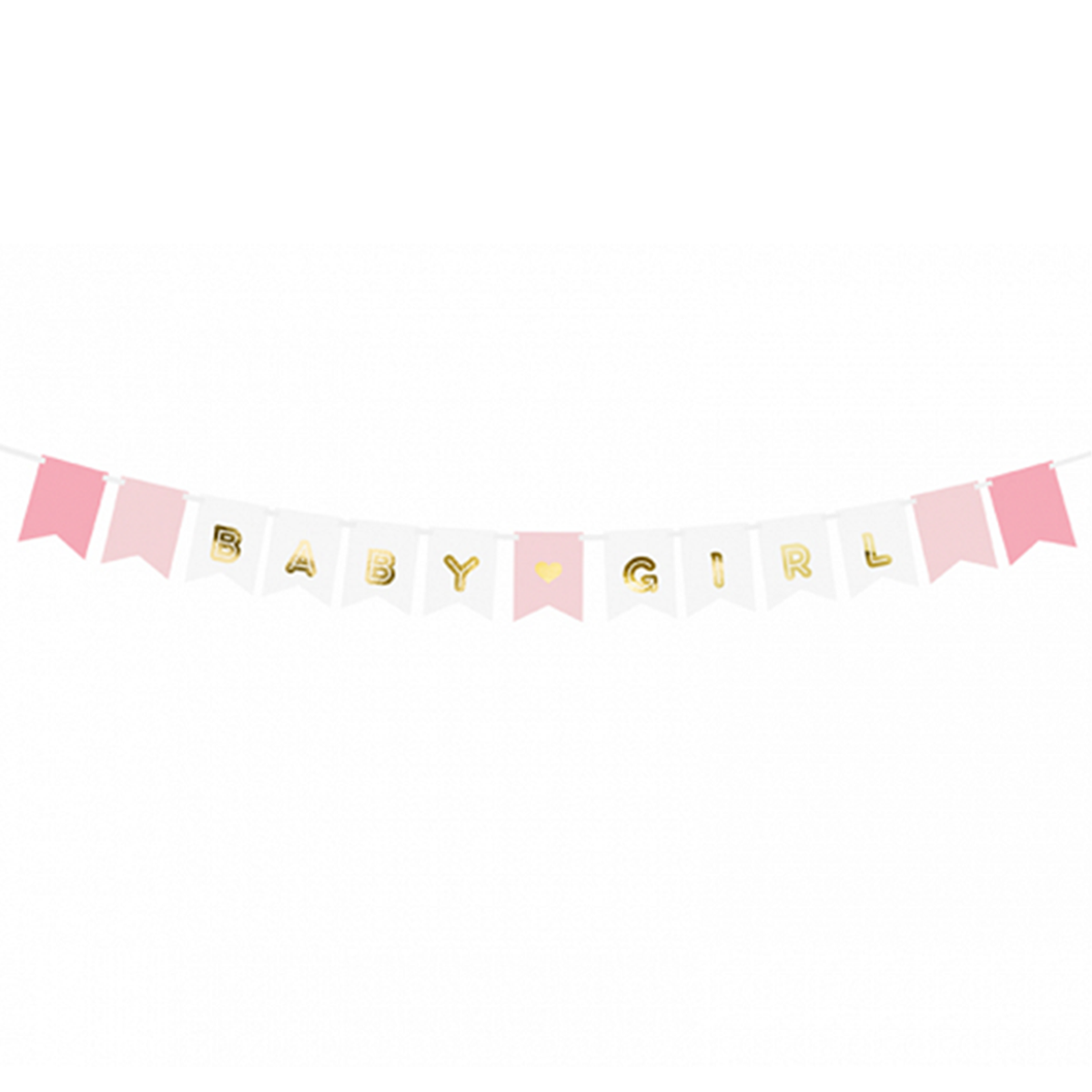 1 Bannergirlande - Baby Girl