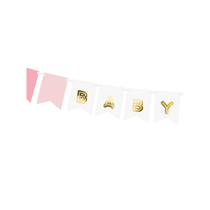 1 Bannergirlande - Baby Girl