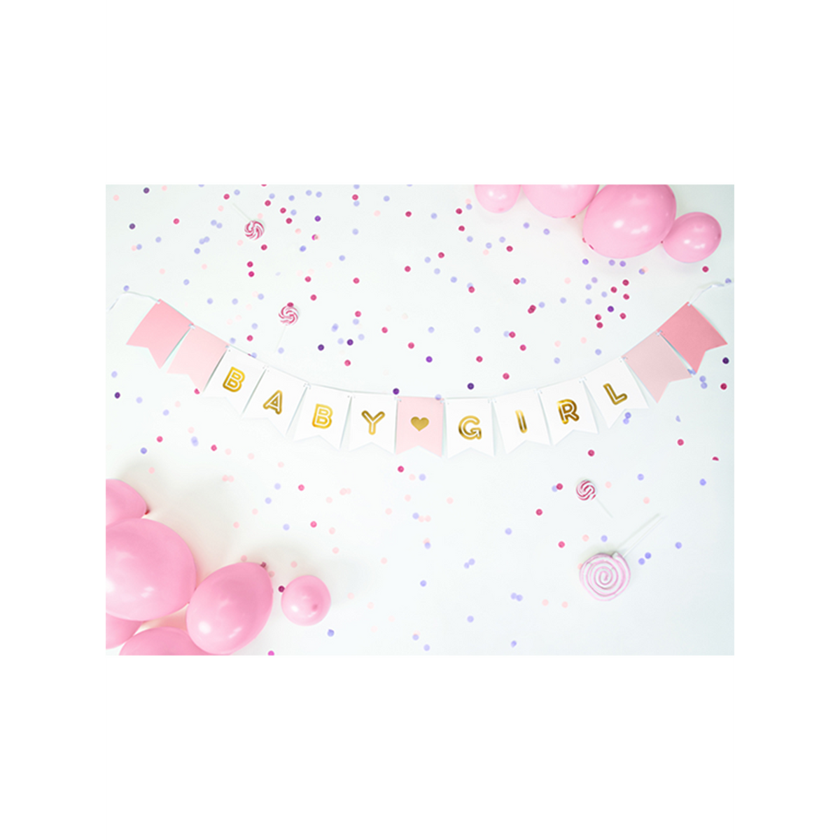 1 Bannergirlande - Baby Girl