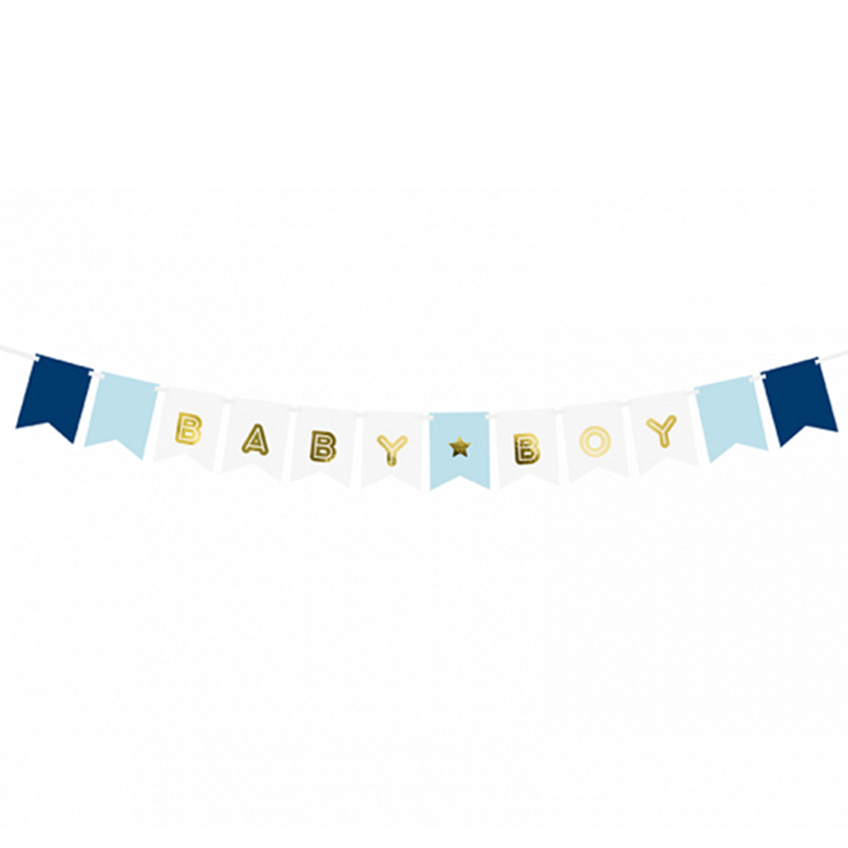 1 Bannergirlande - Baby Boy