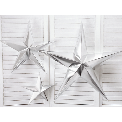 1 Paperstar - 45cm - Silber