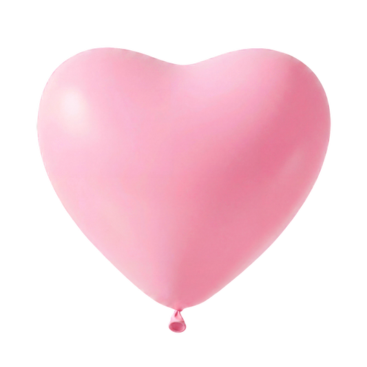 50 Herzballons -  Ø30 cm - Pink
