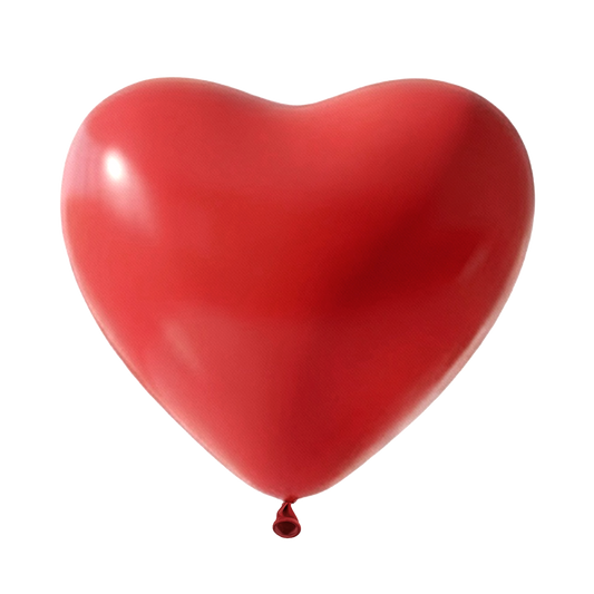 50 Herzballons -  Ø30 cm - Red