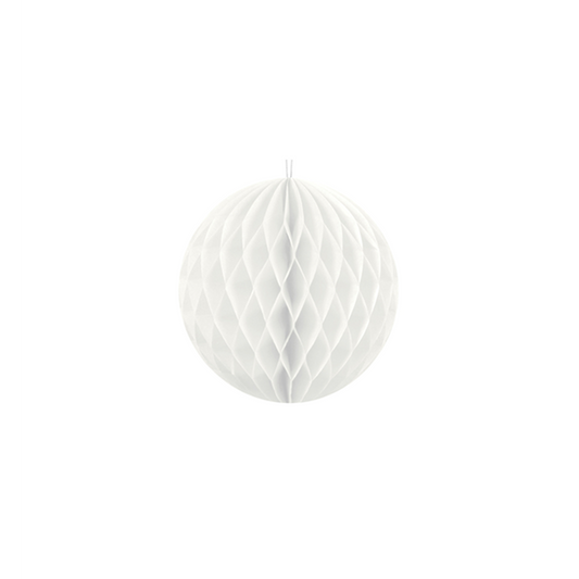 1 Wabenball - Ø 10cm - Weiß
