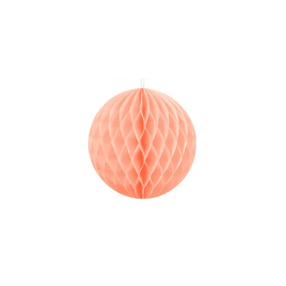 1 Wabenball - Ø 10cm - Hellpfirsich
