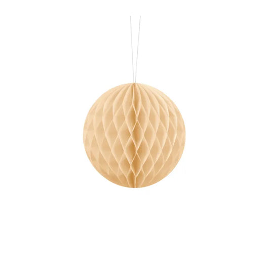 1 Wabenball - Hellcreme - Ø 10cm