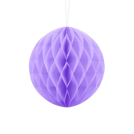 1 Wabenball XL - Flieder - Ø 20cm