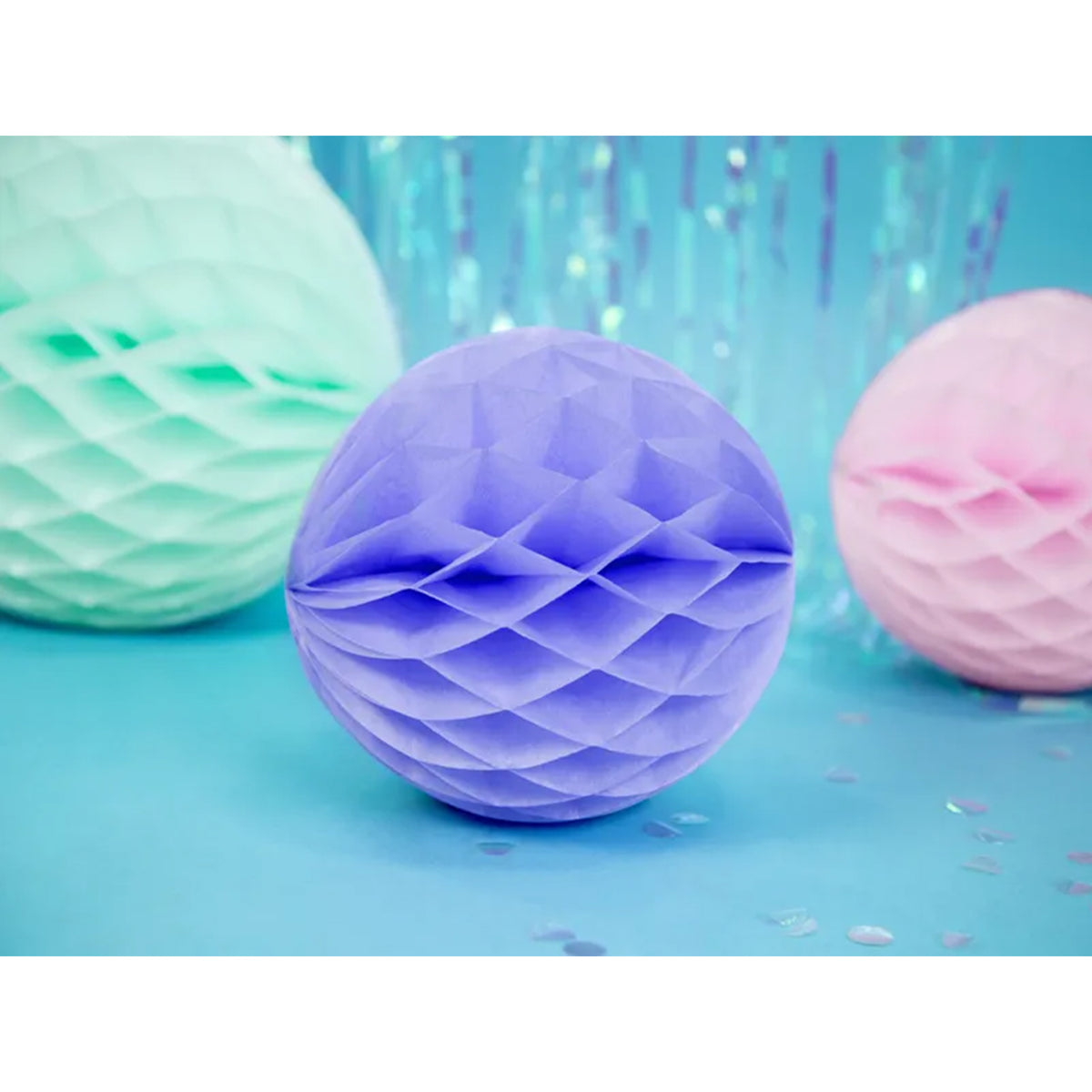 1 Wabenball XL - Flieder - Ø 20cm