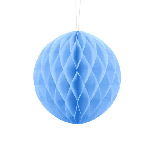 1 Wabenball XL - Hellblau - Ø 20cm
