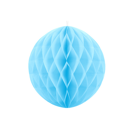 1 Wabenball XL - Ø 20cm - Hellblau