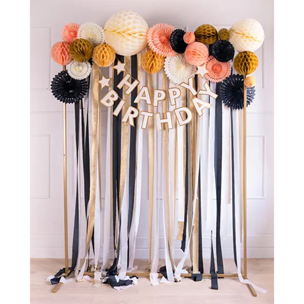 1 Wabenball XL - Ø 20cm - Gold