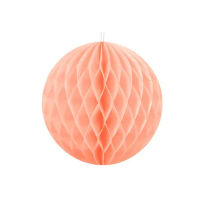 1 Wabenball XL - Ø 20cm - Hellpfirsich