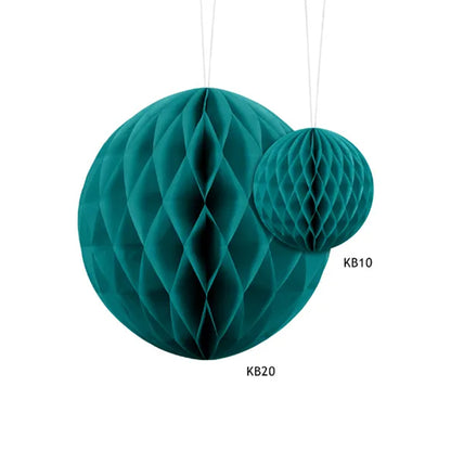 1 Wabenball XL - Ø 20cm - Lagunenblau