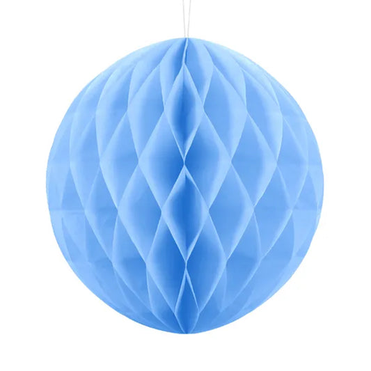 1 Wabenball XXL - Hellblau - Ø 30cm