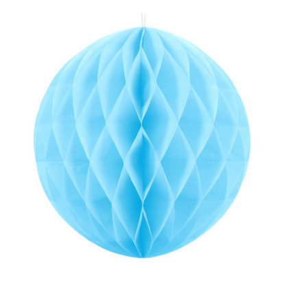 1 Wabenball XXL - Ø 30cm - Hellblau