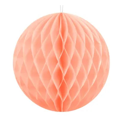 1 Wabenball XXL - Ø 30cm - Hellpfirsich