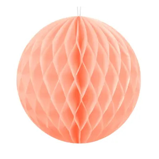 1 Wabenball XXL - Ø 30cm - Hellpfirsich