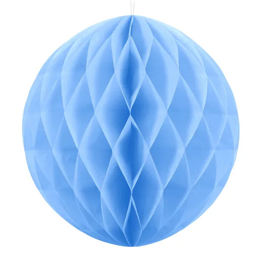 1 Wabenball XXXL  - Hellblau - Ø 40cm